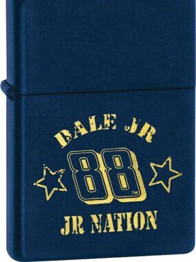 2010 Dale Earnhardt Jr #88 Dale Jr Nation Blue Navy Zippo Lighter